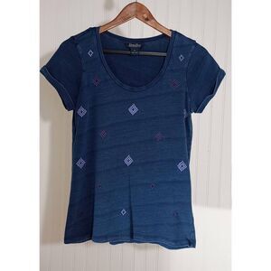 Lucky Brand  blue  short sleeve shirt size S